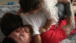 Así fue el reencuentro de Messi con sus hijos Así fue el reencuentro de Messi con sus hijos