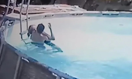 EEUU: un niño de 10 años rescató a su madre mientras sufría una convulsión en una piscina EEUU: un niño de 10 años rescató a su madre mientras sufría una convulsión en una piscina