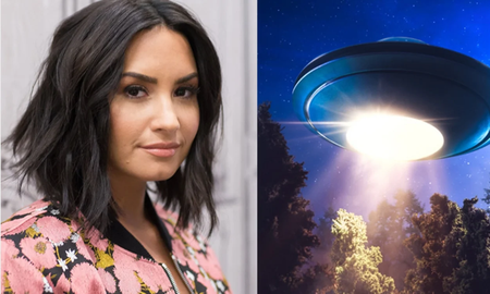 Demi Lovato publicó fotos de un supuesto Ovni Demi Lovato publicó fotos de un supuesto Ovni