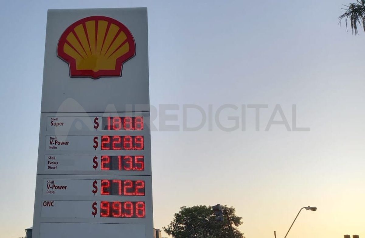 Los precios de la nafta desde este lunes en Santa Fe.