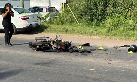 Fuerte accidente en la ruta 11, casi intersección con ruta 5. Fuerte accidente en la ruta 11, casi intersección con ruta 5.