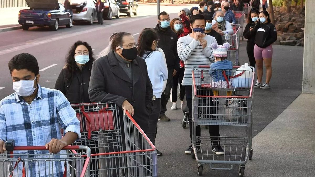 Australia endureció las medidas de prevención por el rebrote de casos de coronavirus debido a la cepa Delta.