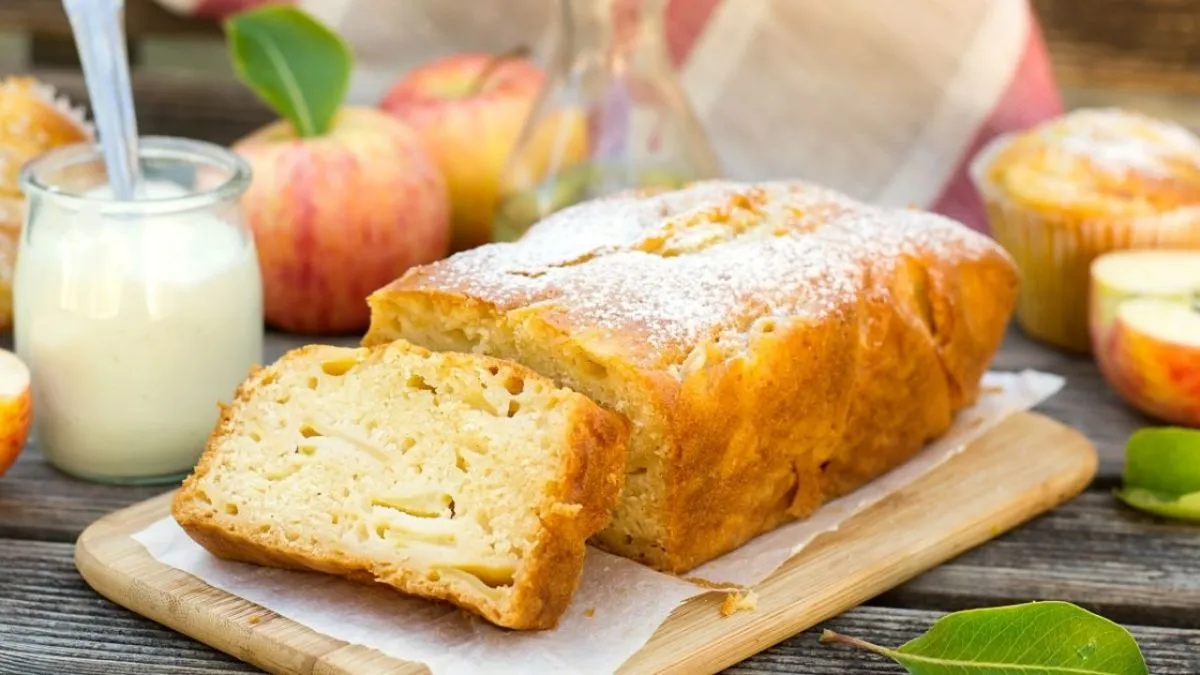 El budín de manzanas es una alternativa deliciosa y saludable. 