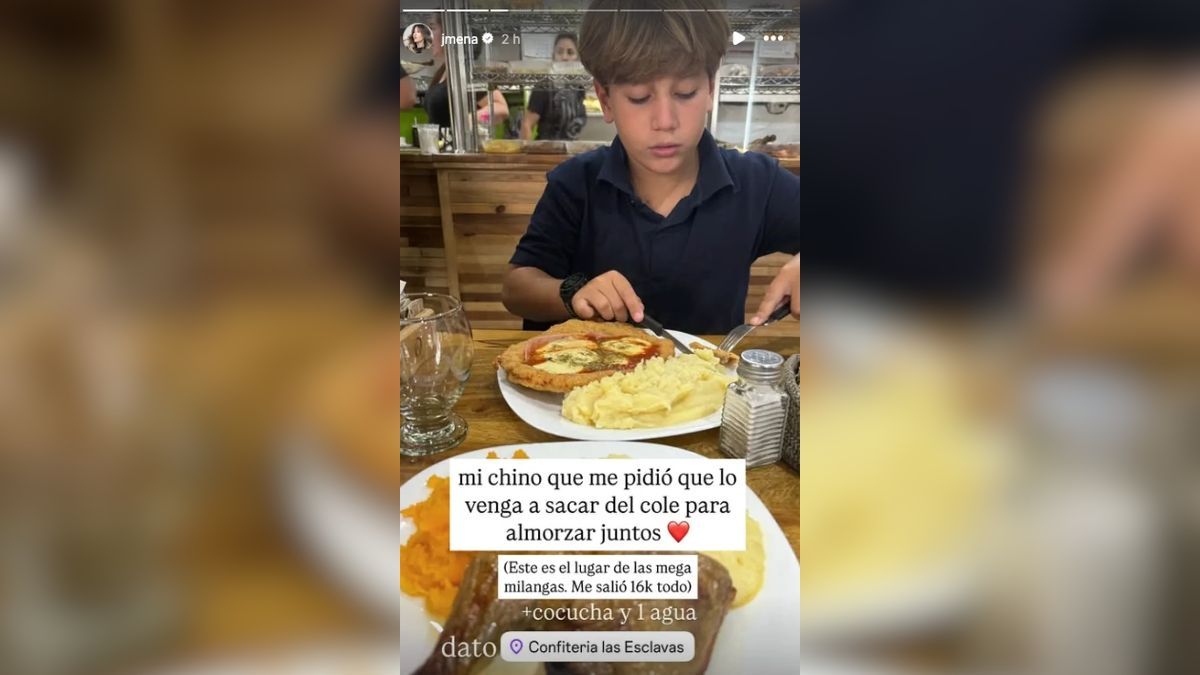 La tierna publicación de Jimena Barón con su hijo Momo. La tierna publicación de Jimena Barón con su hijo Momo.
