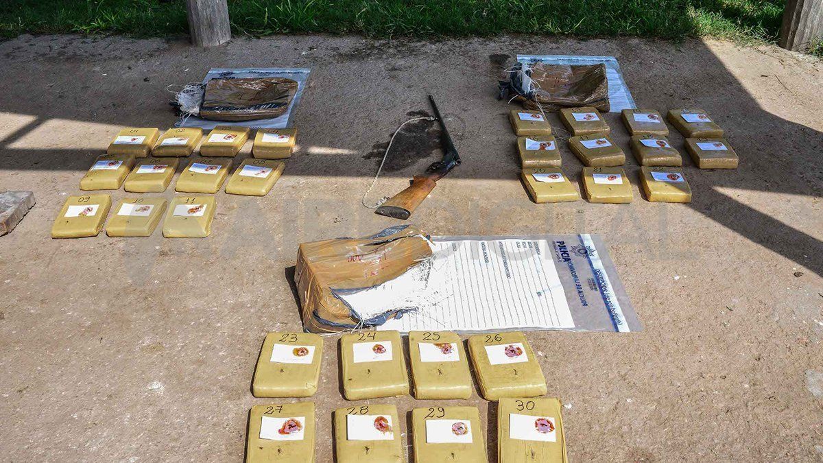 La droga que le secuestraron a Repetto en 2015 cuando fue detenido en la primera causa.