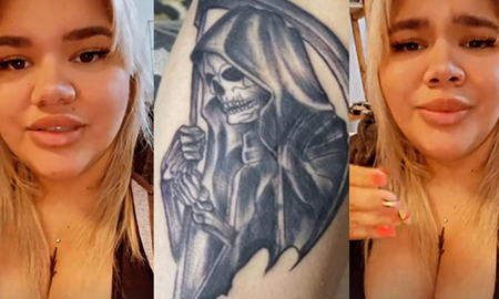 More Rial sorprendió a todos mostrando en las redes sociales su último tatuaje con una imagen de San La Muerte. More Rial sorprendió a todos mostrando en las redes sociales su último tatuaje con una imagen de San La Muerte.