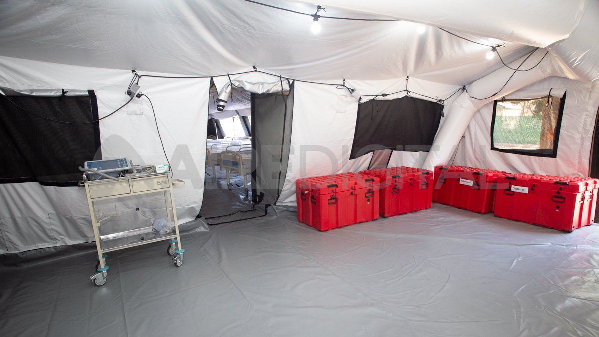 Los hospitales de campaña han sido de gran utilidad ya que colaboraron a descomprimir la ocupación de camas de terapia.