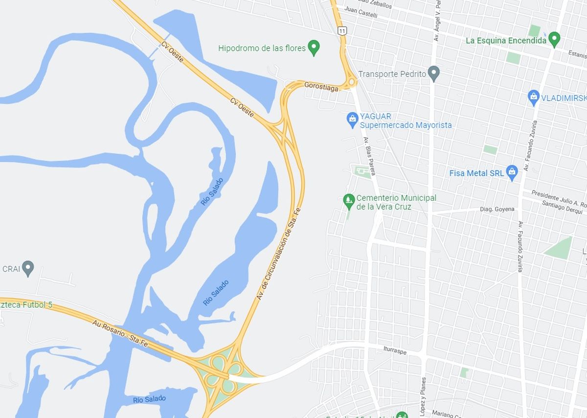 Repararán la iluminación de los accesos a Santa Fe.