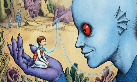 La imagen muestra a un alienígena gigante que sostiene a un ser humano como si fuera un juguete, reflejando el concepto de la fragilidad humana frente a una civilización mucho más avanzada. La imagen muestra a un alienígena gigante que sostiene a un ser humano como si fuera un juguete, reflejando el concepto de la fragilidad humana frente a una civilización mucho más avanzada.
