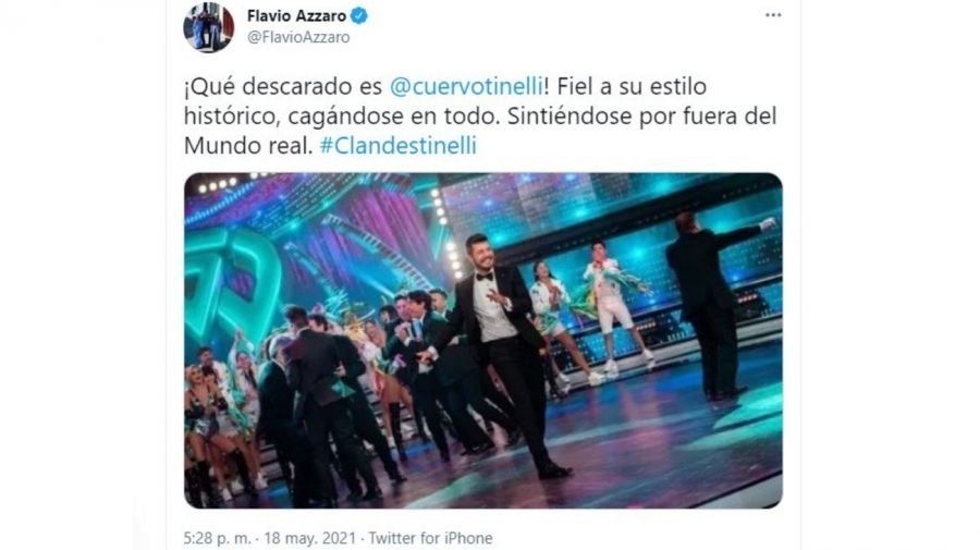 Sin filtro, dijo todo lo que piensa de Tinelli.