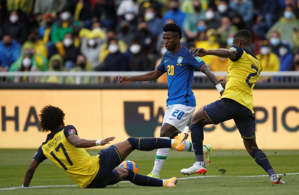 Brasil y Ecuador empataron por las Eliminatorias Sudamericanas en un partido plagado de intervenciones del VAR.