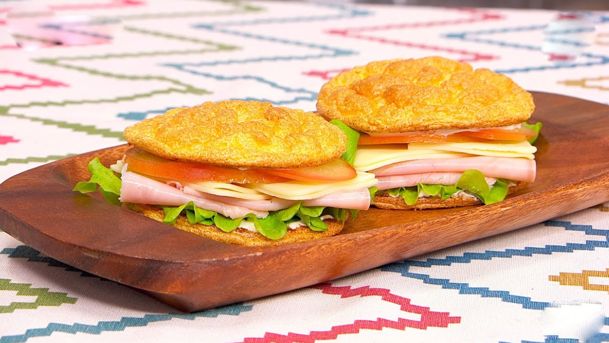 Pan nube sin horno y superfácil.