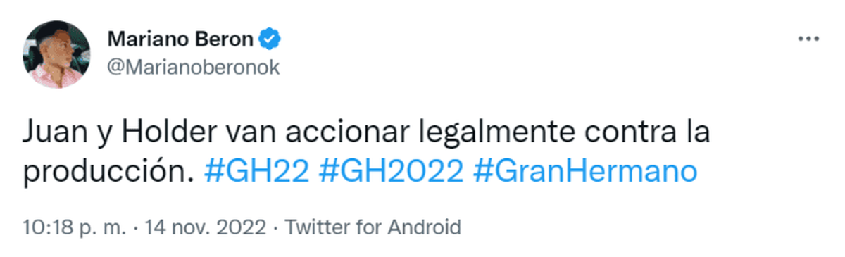 Aseguran que Juan y Tomás Holder van a denunciar a