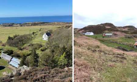 Un millonario dejó atrás una fortuna para mudarse a una casa abandonada en Escocia. Un millonario dejó atrás una fortuna para mudarse a una casa abandonada en Escocia.