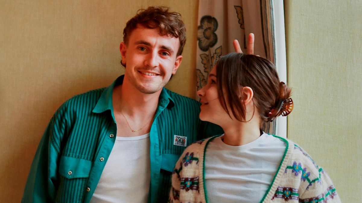 Mescal y Corio durante el rodaje. Mescal y Corio durante el rodaje.