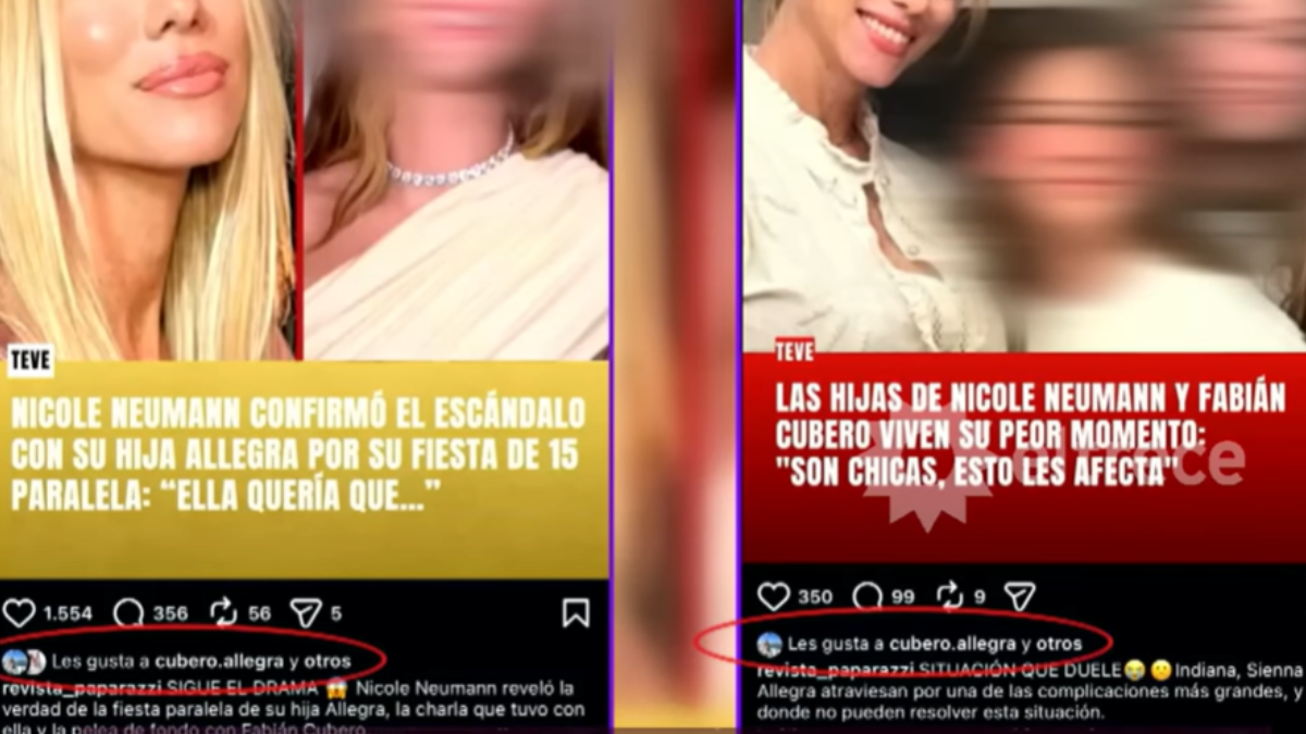 Allegra Cubero estaría enojada con Mica Viciconte. Allegra Cubero estaría enojada con Mica Viciconte.
