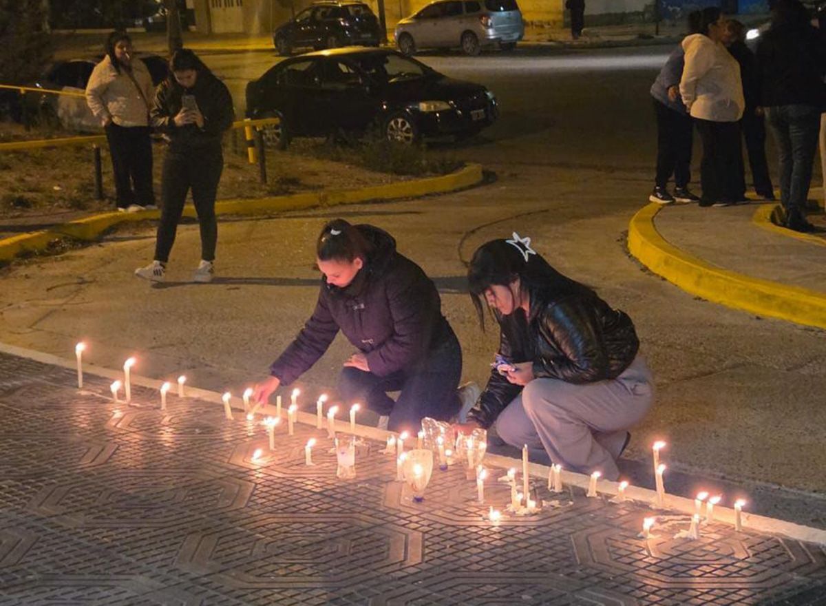 Manifestación en pedido de justicia por el crimen de Ángel López. Manifestación en pedido de justicia por el crimen de Ángel López.
