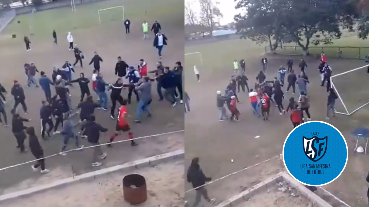 Fuertes sanciones por parte del Tribunal de la Liga Santafesina tras la batalla campal entre Colón y La Salle.