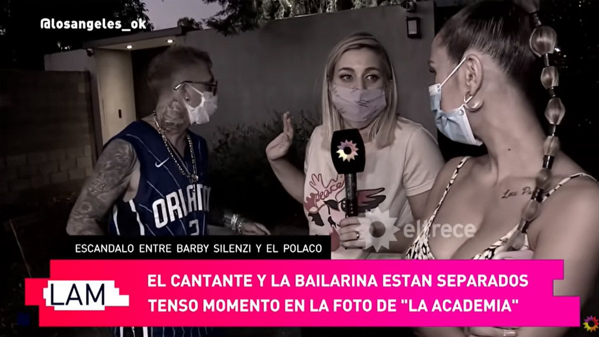 Tensa pelea entre El Polaco y Barby Silenzi en medio de una entrevista