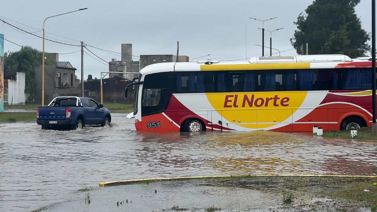 Vera fue la localidad santafesina más afectada por las lluvias. El diluvio histórico dejó más de 400mm en pocas horas