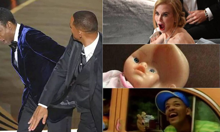 Oscar 2022: luego de la cachetada de Will Smith a Chris Rock, estallaron los memes Oscar 2022: luego de la cachetada de Will Smith a Chris Rock, estallaron los memes