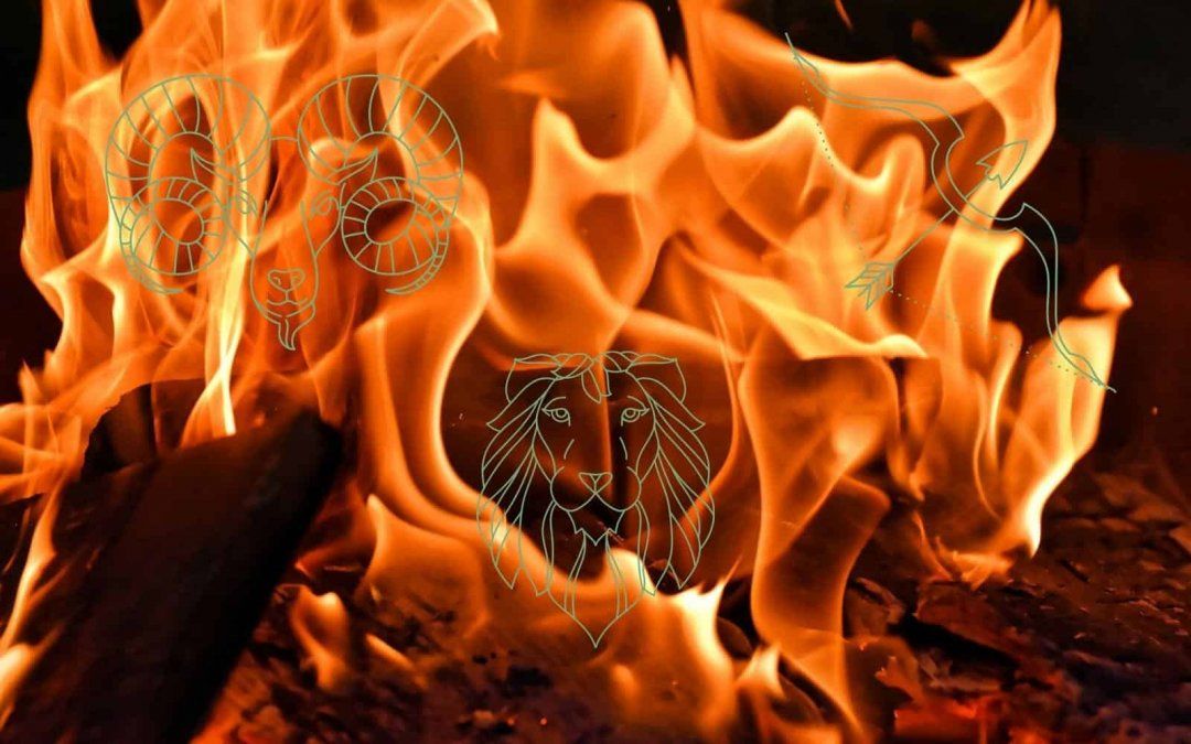 Signos de fuego: Aries, Leo y Sagitario