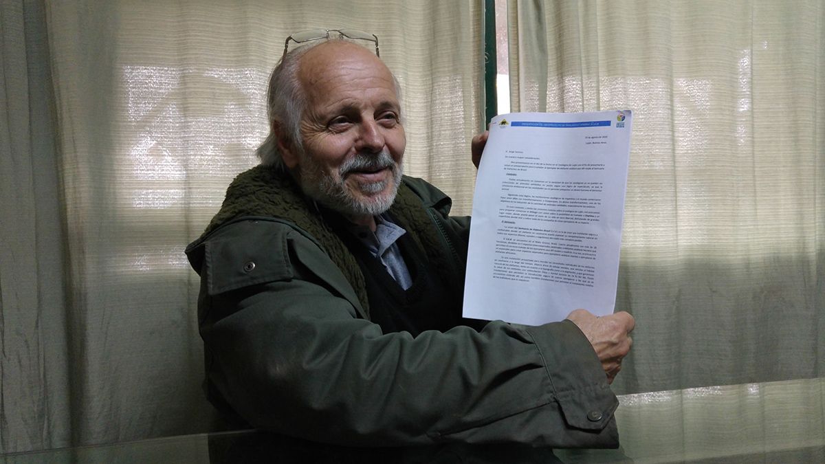 Jorge Semino, dueño del zoológico de Luján.