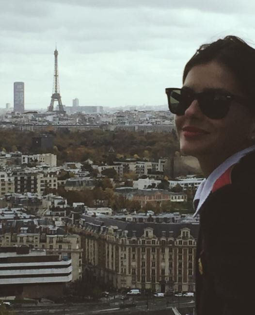 La foto de la China Suárez en París, en 2016.