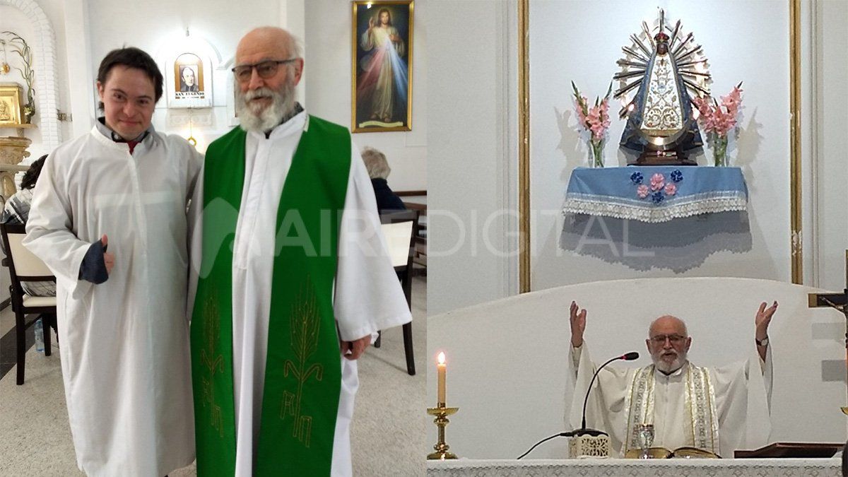 Con palabras simples y grandes gestos, el sacerdote Pablo Fuentes se ganó el cariño de toda la comunidad
