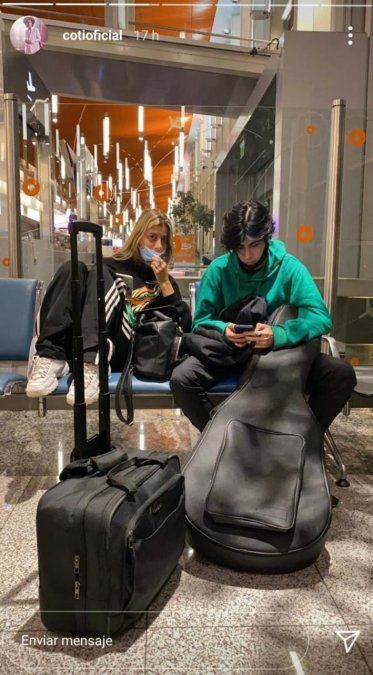 La foto que subió Coti de Leyre y Dylan. 