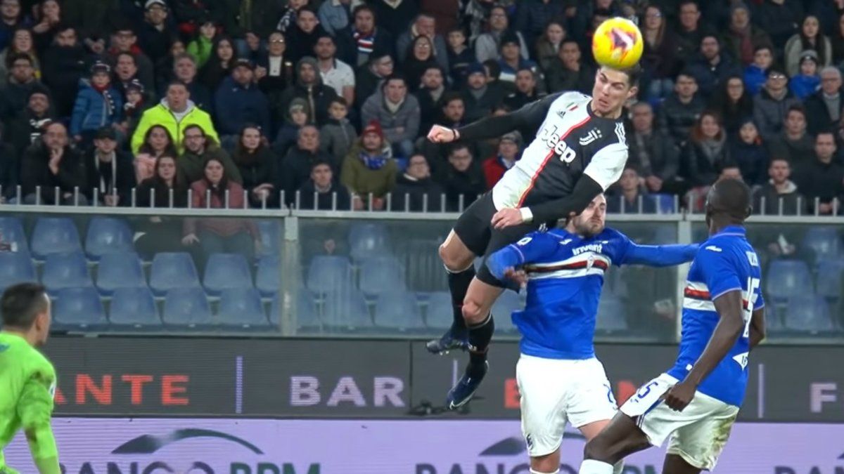 Cristiano Ronaldo rompió el récord mundial de salto en alto con su gol