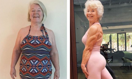 Joan MacDonald llegó a pesar 90 kilos ya sufrir varios problemas de salud. Hoy conquista las redes sociales con sus músculos y sus rutinas deportivas. &nbsp;