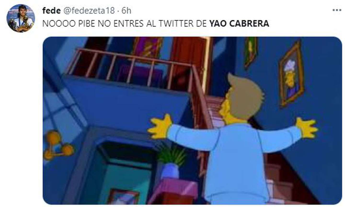 Los memes por el contenido que apareci&oacute; en la cuenta de Yao Cabrera.