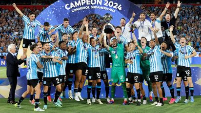 ¡Racing campeón! Le ganó 3-1 a Cruzeiro en Asunción y se quedó con la Copa Sudamericana