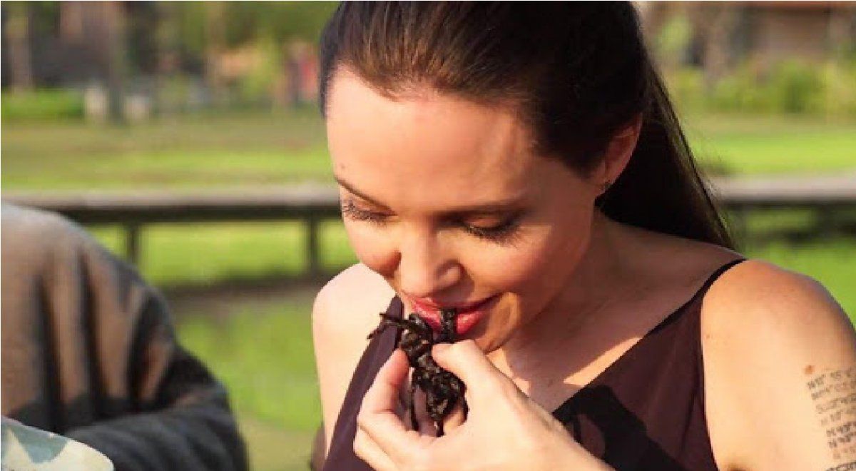 La excéntrica dieta de Angelina Jolie que incluye gusanos y tarántulas &nbsp;