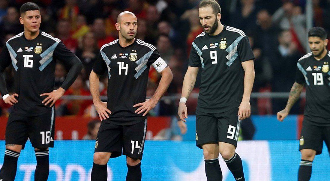 Papelón Mundial: Argentina perdió 6 a 1 con España