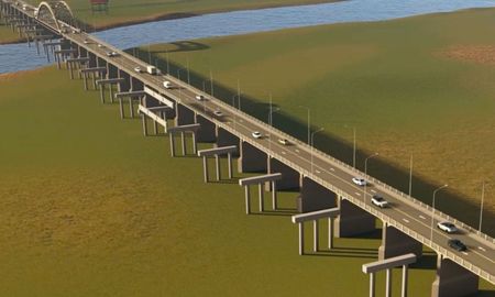 Se espera que en septiembre estén construidos más de la mitad de los pilotes del nuevo puente Santa Fe - Santo Tomé. Se espera que en septiembre estén construidos más de la mitad de los pilotes del nuevo puente Santa Fe - Santo Tomé.