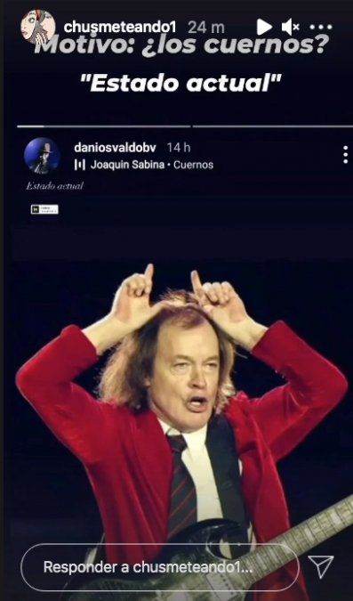 Daniel Osvaldo dejó en clara una posible infidelidad.