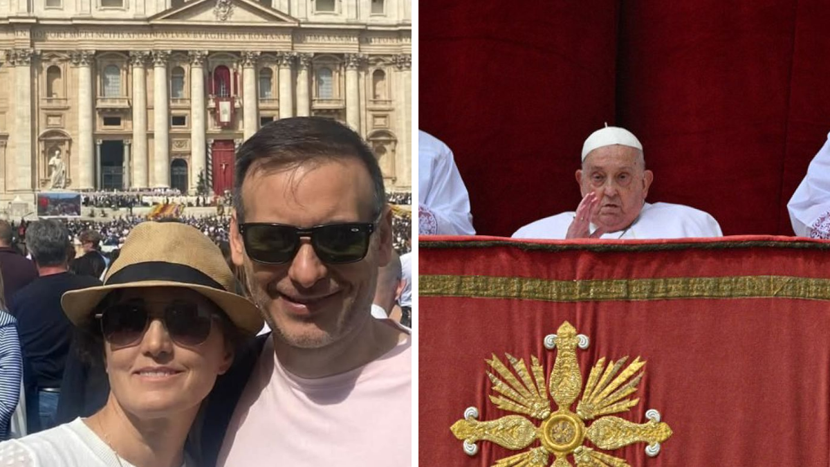 La emocionante bendición del Papa Francisco vivida por Norberto e Inés