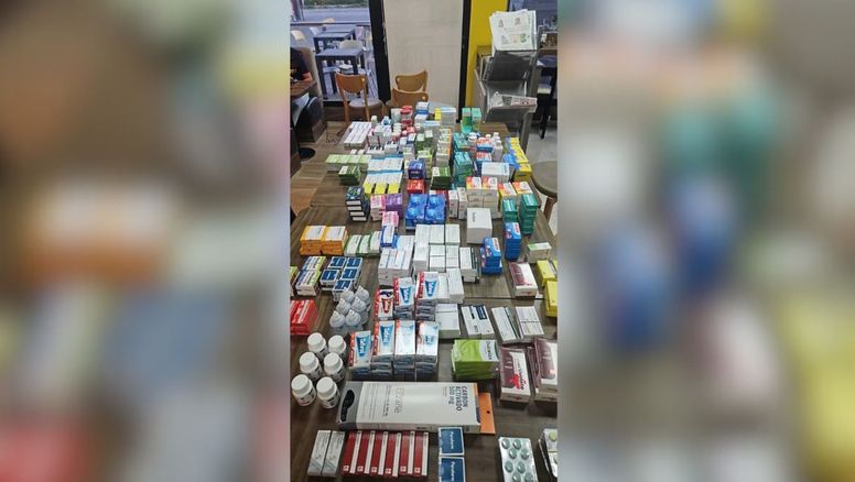 Buenos Aires: la Policía Federal desbarató una farmacia ilegal oculta dentro de una estación de servicio