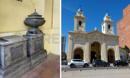 Intentaron robar la urna del Granadero Juan Apóstoles de la puerta de la Catedral Metropolitana Intentaron robar la urna del Granadero Juan Apóstoles de la puerta de la Catedral Metropolitana
