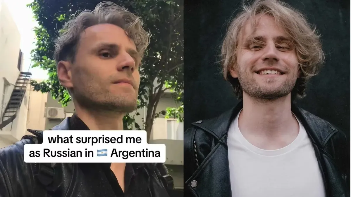 Un ruso se mudó a Argentina y compartió su experiencia en TikTok. Un ruso se mudó a Argentina y compartió su experiencia en TikTok.