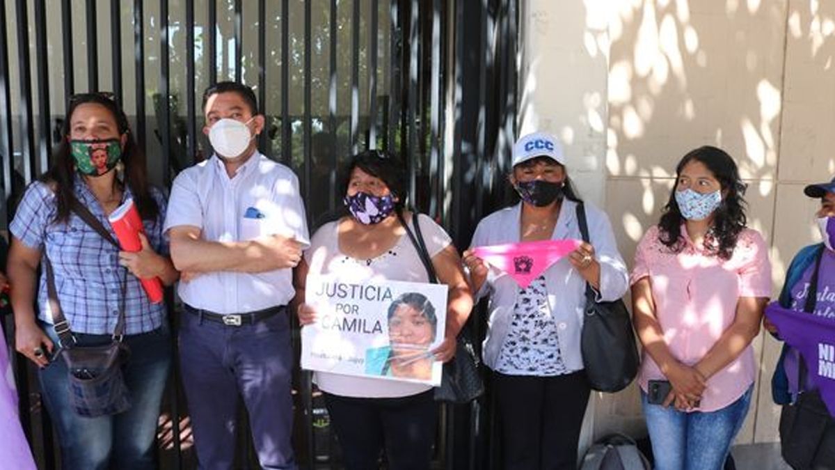 Familiares de Camila Peñalva