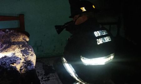 Así quedó la habitación tras el incendio. Así quedó la habitación tras el incendio.