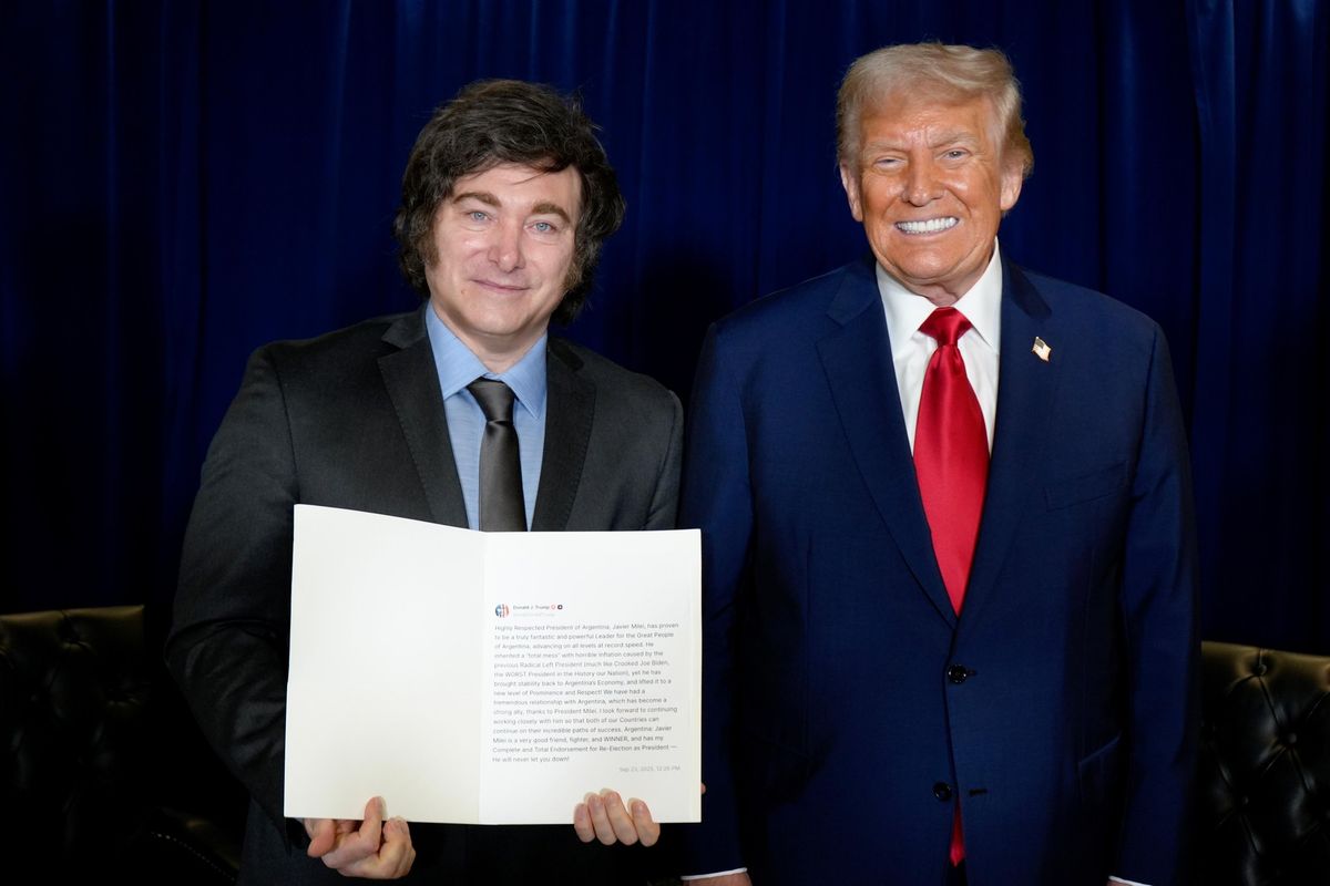Donald Trump y Javier Milei