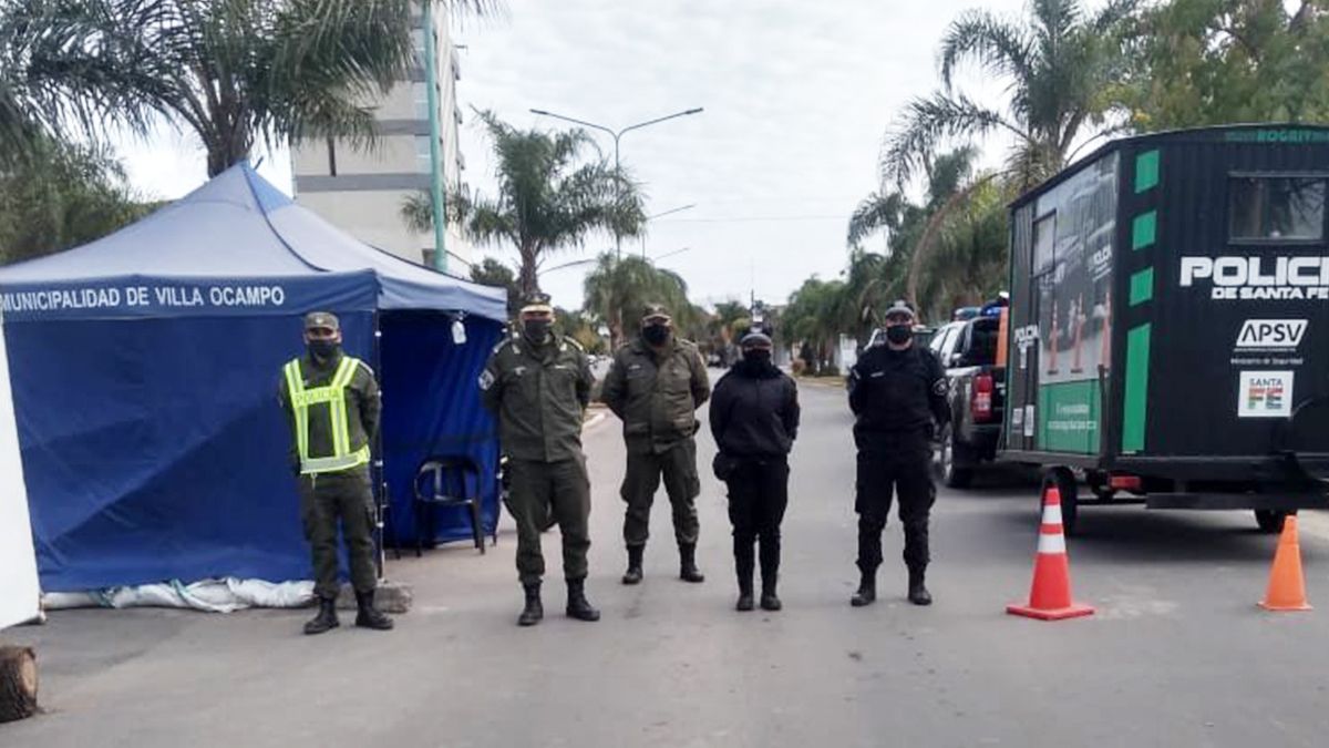 No entra ni sale nadie. La ciudad de Villa Ocampo regresó a la fase 1 de la cuarentena. 