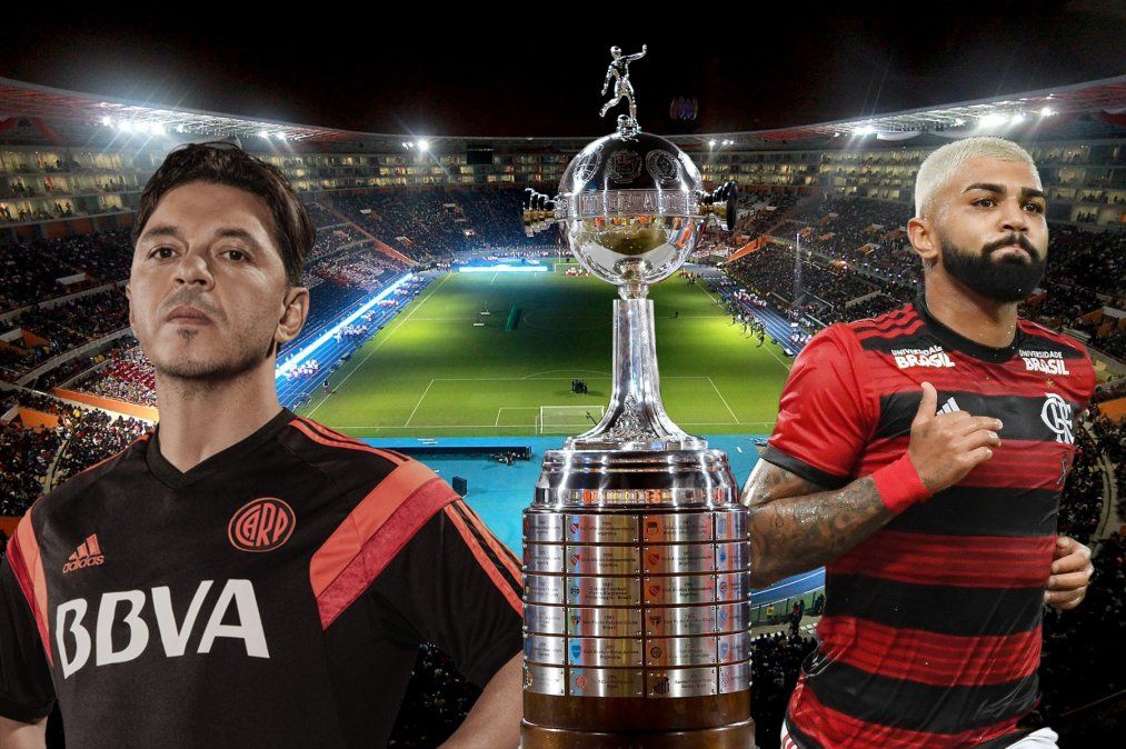 River y Flamengo se disputan la Copa Libertadores en Lima
