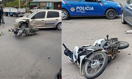 Aire de Santa Fe | accidente moto 2