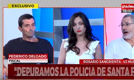 Sain participó del programa junto al fiscal Federico Delgado. Sain participó del programa junto al fiscal Federico Delgado.