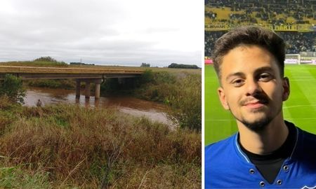 Agustín Mancini fue hallado con vida en un arroyo tras un vuelco cerca de Bigand. Está consciente y fue trasladado al hospital de Casilda. Agustín Mancini fue hallado con vida en un arroyo tras un vuelco cerca de Bigand. Está consciente y fue trasladado al hospital de Casilda.